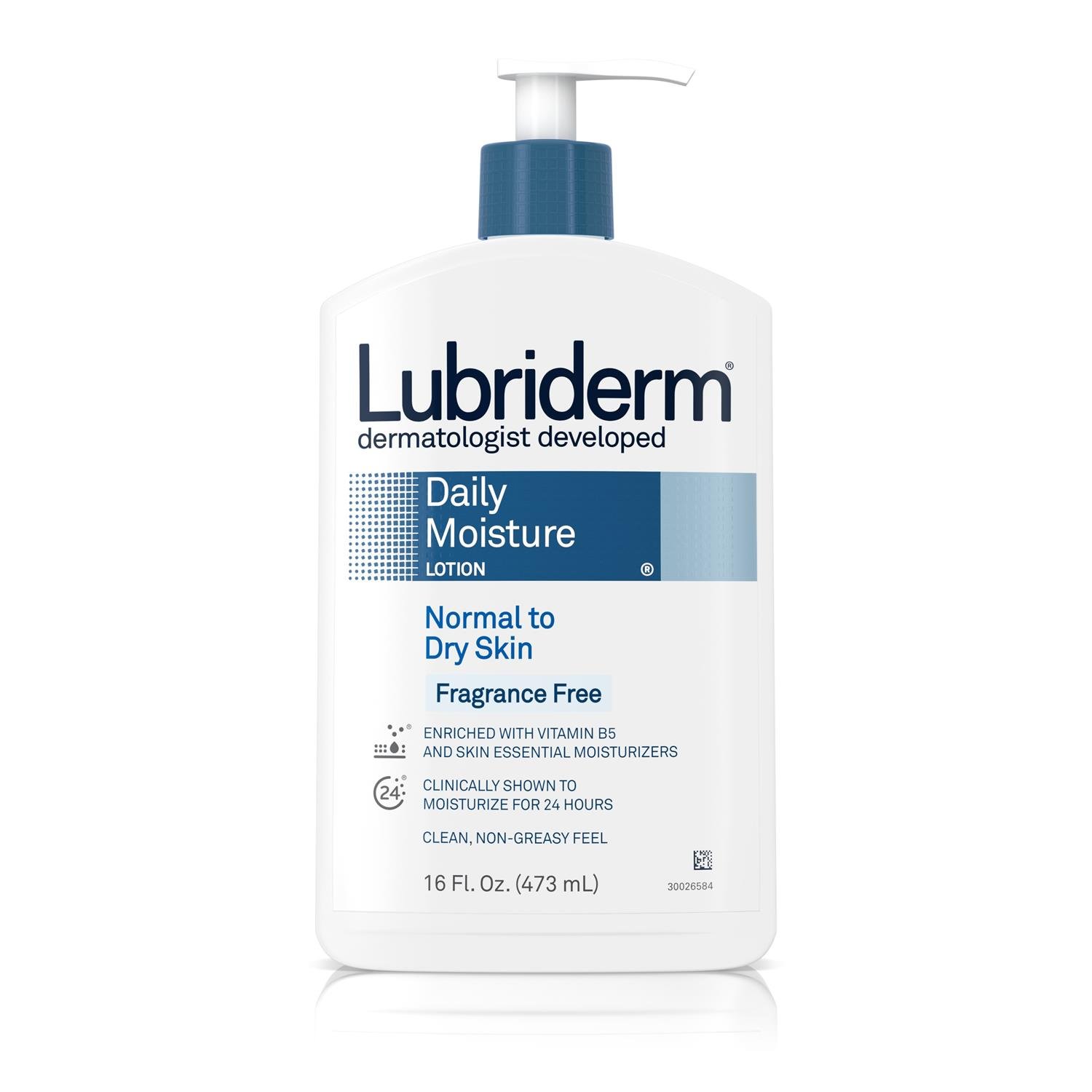 Lubriderm 48323EA Skin Therapy Hand & Body Lotion, 16oz Pump Bottle