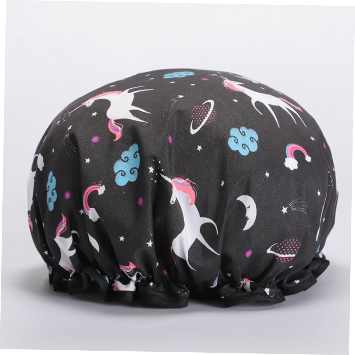 Didiseaon 2 Juegos de Gorros de Baño Elásticos de Material Gorro de de Doble Capa Talla Universal Gorro de Spa para Mujer Diseño de Flamenco 4 Unidades