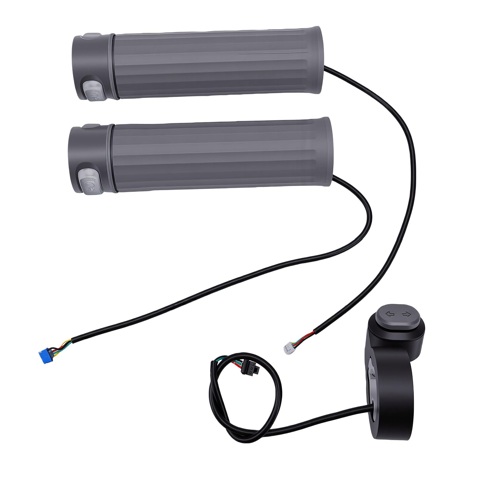 Puños de Manillar para Patinete Eléctrico Silicona Suave con Intermitentes para 4 Pro Plus MAX Calidad Antideslizante 2 Unidades
