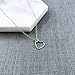 Handmade Silver Heart Charm Necklace, 164-16