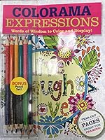 Colorama Expressions Words of Wisdom to Color and Display 0996642978 Book Cover