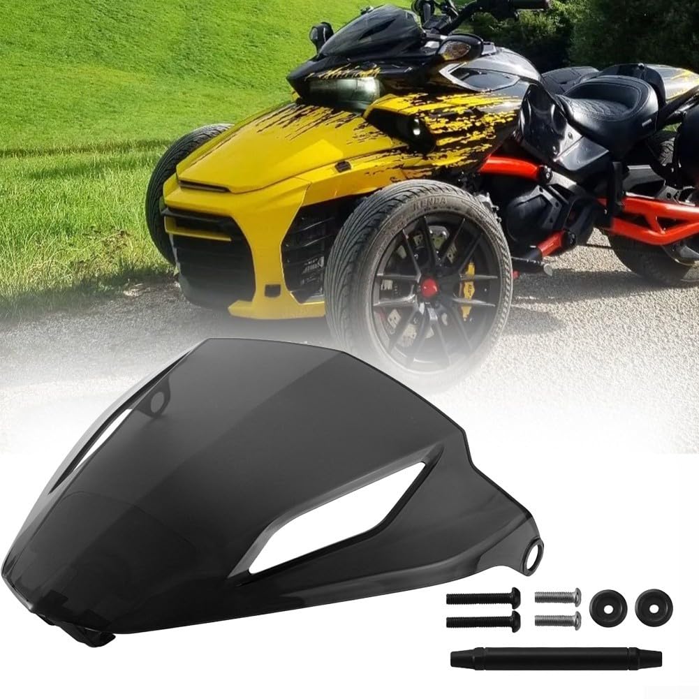 Deflector de parabrisas delantero en negro para Can-am Spyder F3 F3-s año 2015-2023, compatible con número OEM 219400531, material resistente