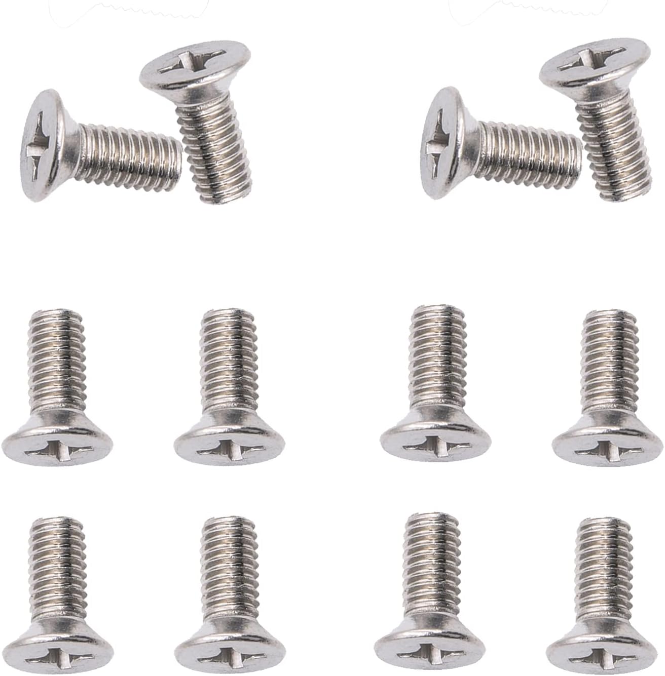 JDDRY 12PCS Stainless Steel Brake Disc Rotor Screws,93600