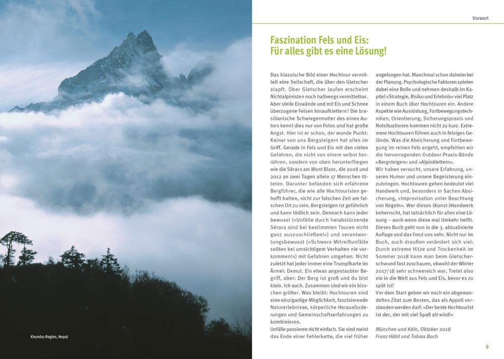 Hochtouren: Alles zu Technik, Taktik, Ausrüstung und Training für Hochtouren und Eisklettern mit Expertentipps zum Bergsteigen von der viermaligen ... ... Profi. Ausrüstung, Technik und Sicherheit