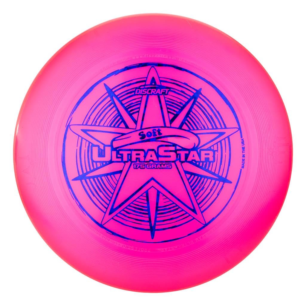 Frisbee Discraft Soft Ultrastar 175 G – Version Souple, Compétition Ultimate, Avec Sac De Jonglage Cascade