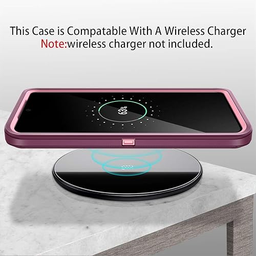 Miniatura 6 de I-HONVA Funda para Galaxy S20 FE 5G a prueba de golpes, protección de cuerpo completo 3 en 1 sin protección de pantalla Funda resistente para