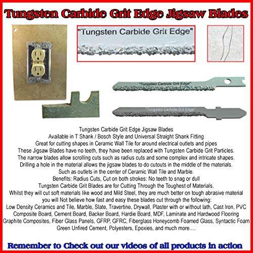 Scroll Carbide Jigsaw Blade Set