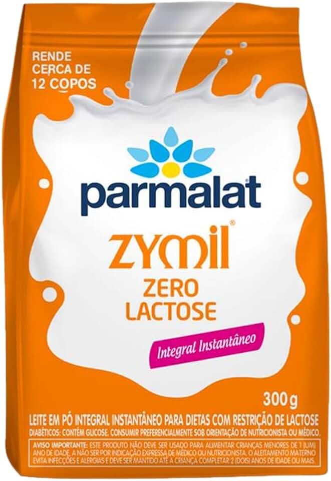 Parmalat Zymil Leite Pó Instantâneo Integral Zero Lactose Pacote 300g