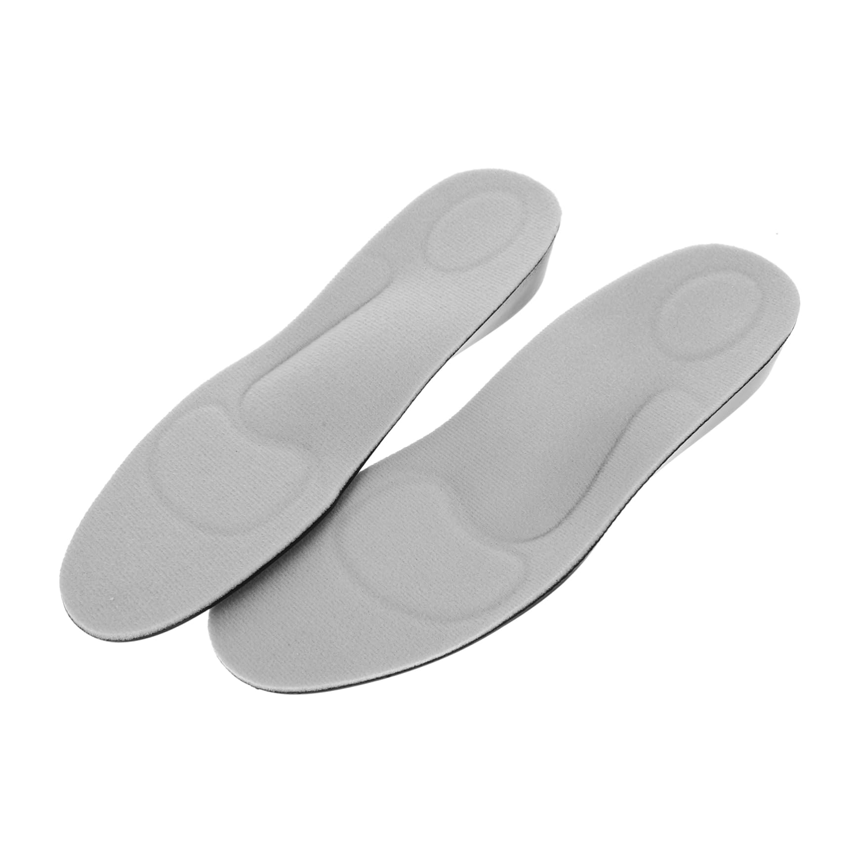FRCOLOR 3 Stück Paar Schuhpolster erhöhen Einsätze erhöhen Fersenheber-Einlegesohlen Lift-Einlegesohle Hebeeinsätze zunehmen erhöhung Frauen größere Pads Höhe erhöhen Einlegesohle Grey