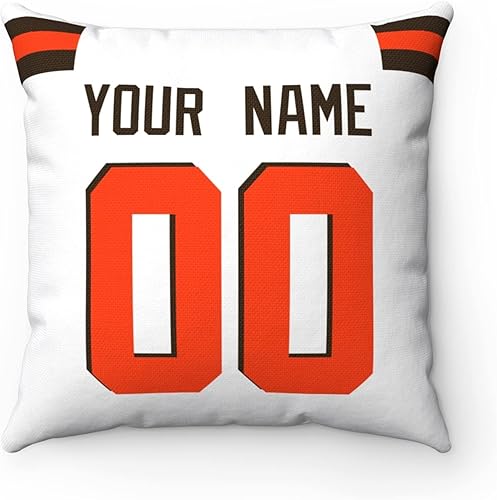 Miniatura 260 de ANTKING 2 paquetes de almohadas personalizadas con cualquier nombre y número para hombres, mujeres y niños Para Cincinnati