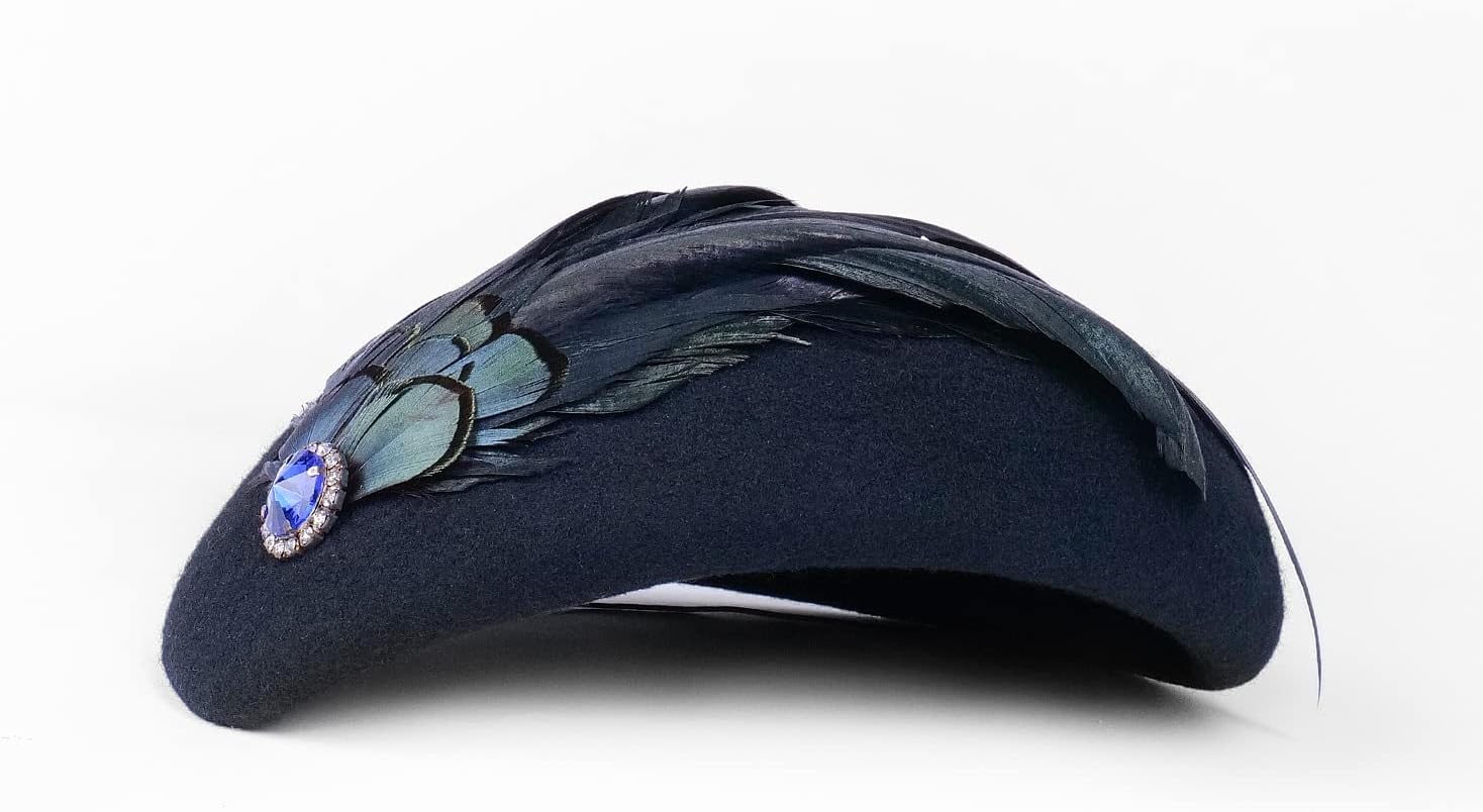 Womens Wool Felt Pillbox Hats Vintage Fascinators for Women Tea Party Hats 1950s Church Derby Hat with Feather Fedoras - Image 6