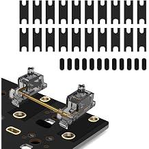 Keyboard PCB Stabilizer Switch Poron Film Keyboard Stabilizer Switch Pads 20Pcs, Stabilizer Steel Wire EVA Pads 12PcsBlack