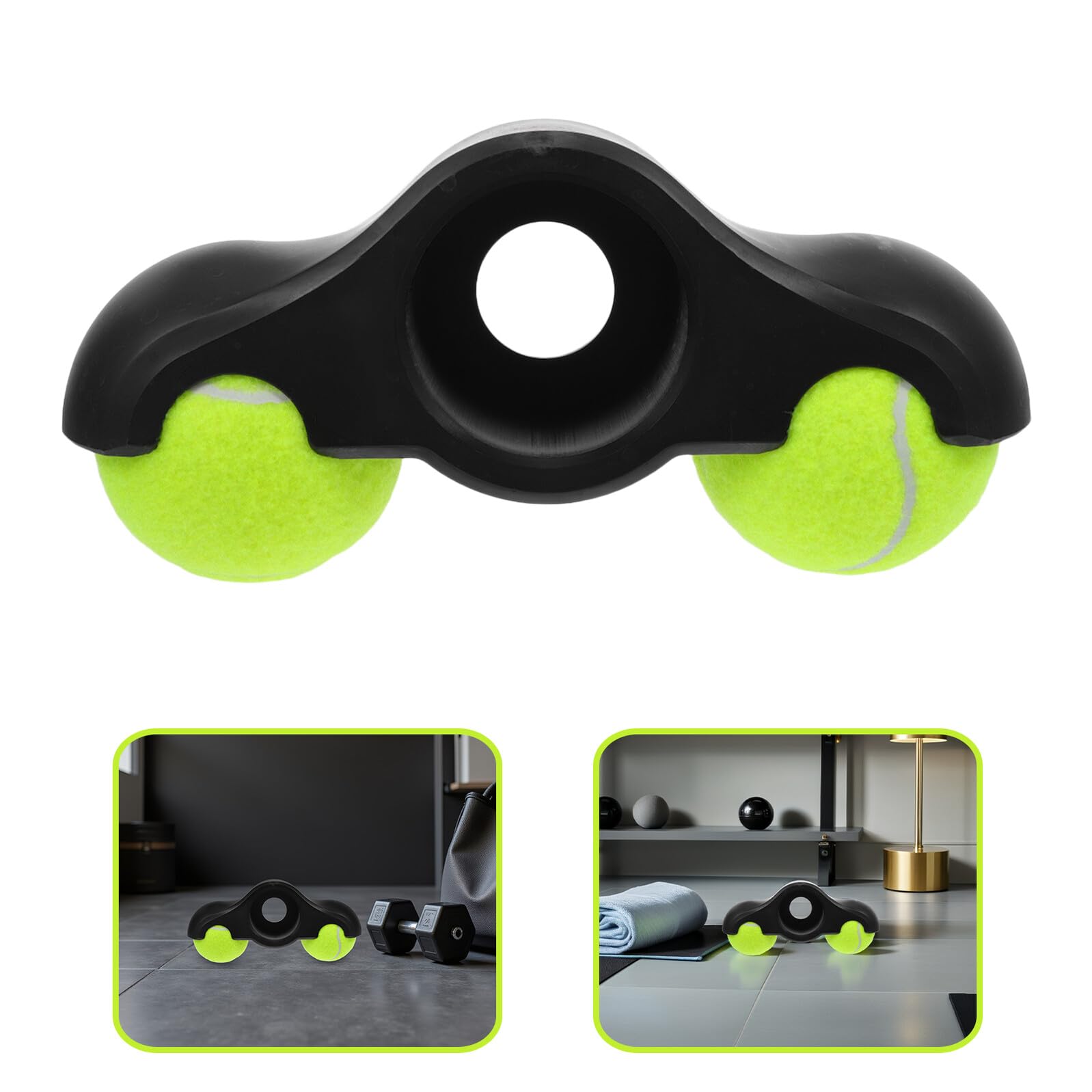 ORFOFE 4 Sztuki Adaptery Do Pedałów Rowerowych Snap Rocker Feet z Piłkami Tenisowymi Antypoślizgowe Akcesoria Stabilizujące Do Trenażerów Rowerowych Stacjonarnych Sprzęt Ćwiczeń Cycling