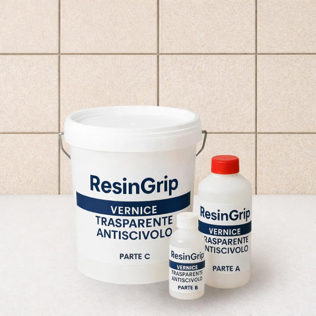 ResinGrip - Peinture transparente antidérapante pour toutes les surfaces - Made in Italy