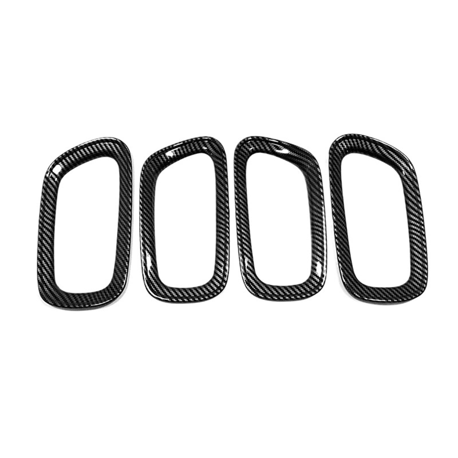 BQWYEDPL Car Inner Door Handle Bowl Cover Decoration Frame Trim Fit for Honda XR-V HR-V Fit for Vezel 2022 2023 2024 Car Door Latch Handle(Carbon Fiber)