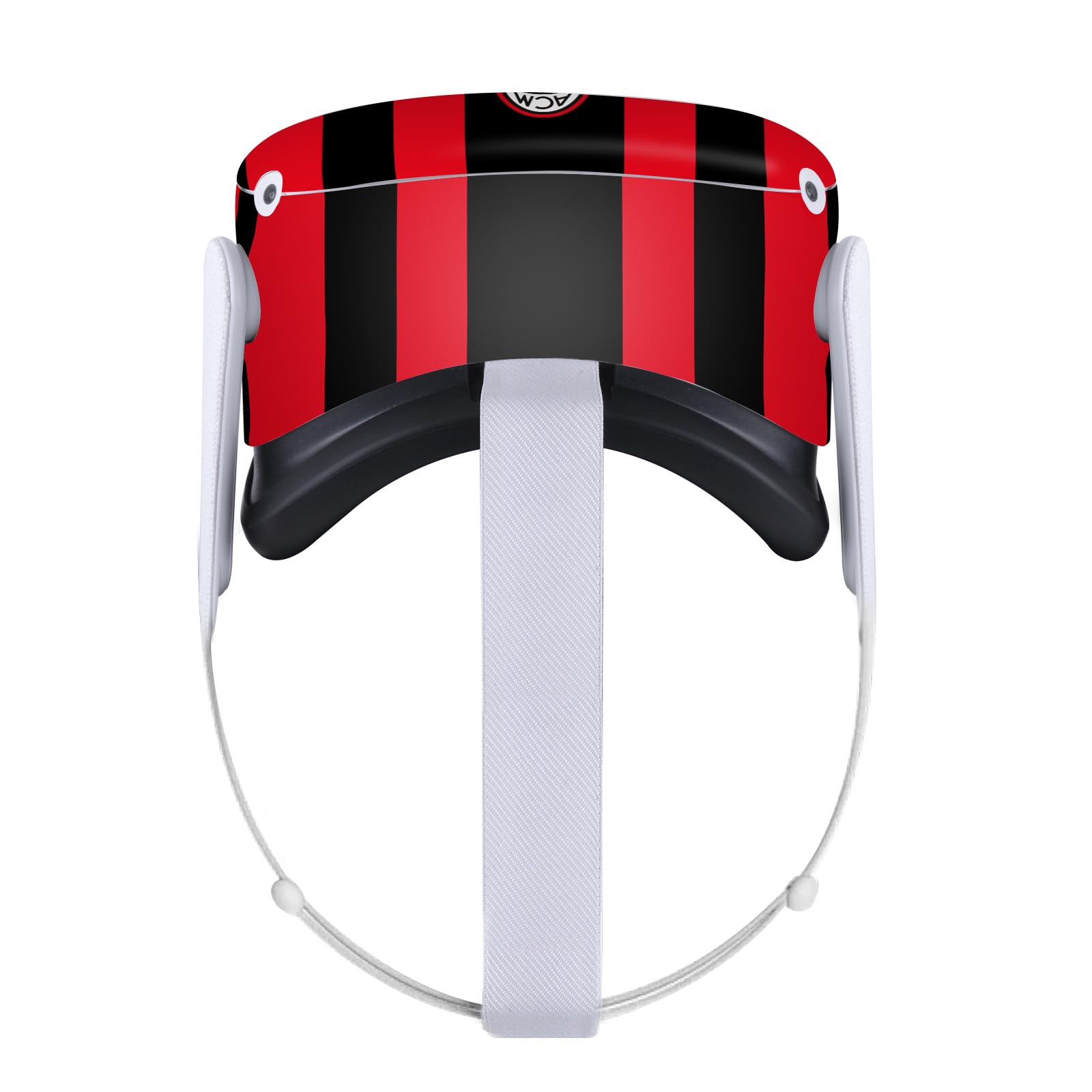 Head Case Designs Officially Licensed AC Milan Home 2021/22 Crest Kit Vinyl Sticker Skin Decal Cover Compatible with Meta Quest 2