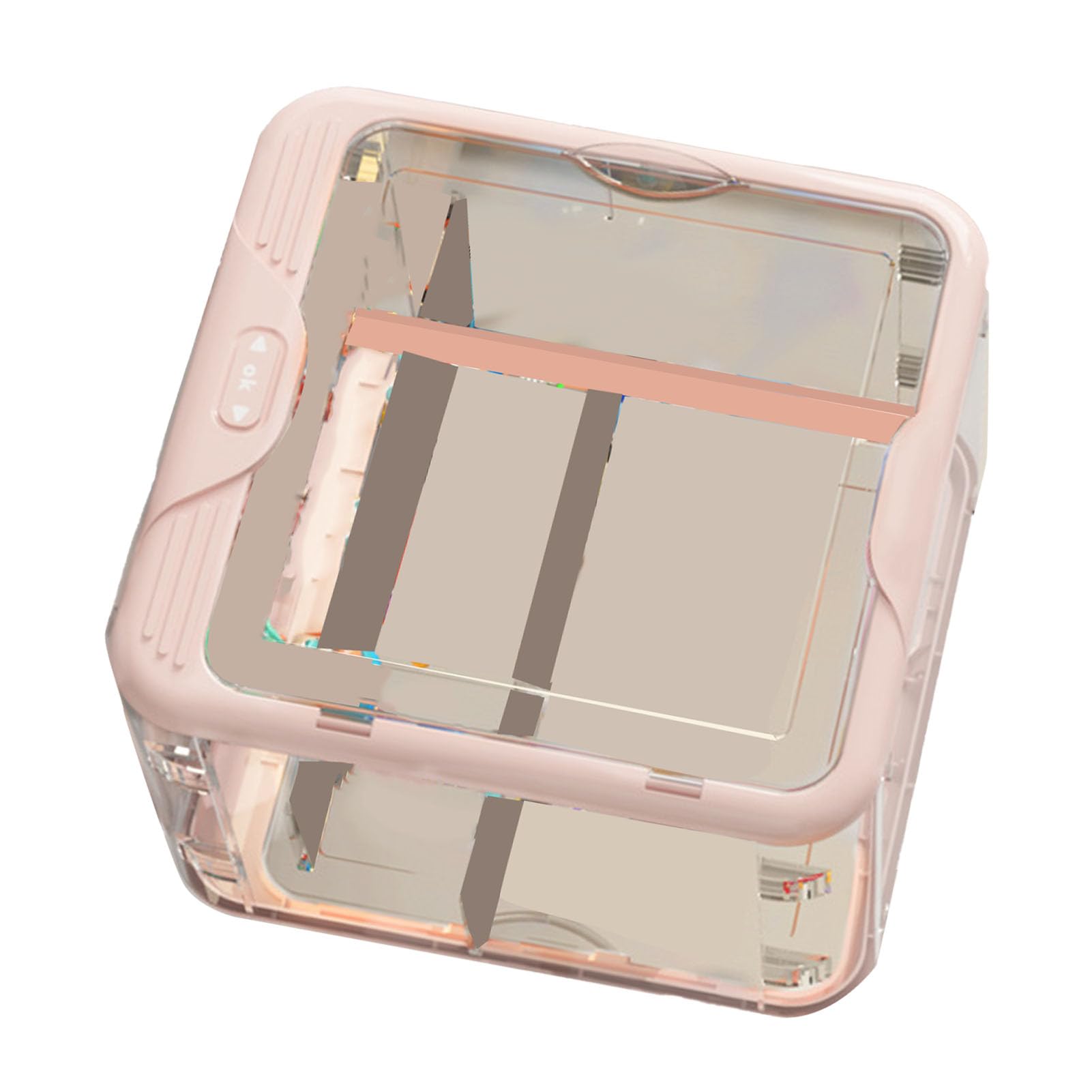 Caja de almacenamiento antipolvo con acrílico transparente para proteger colecciones