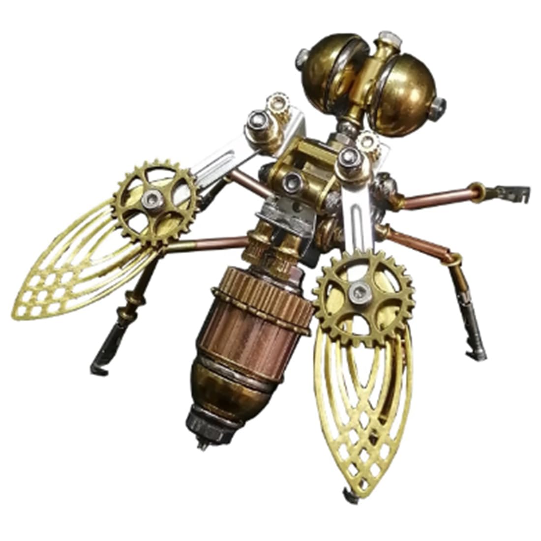 Bloques de construcción de metal para armar un insecto en modelo 3D tridimensional 7