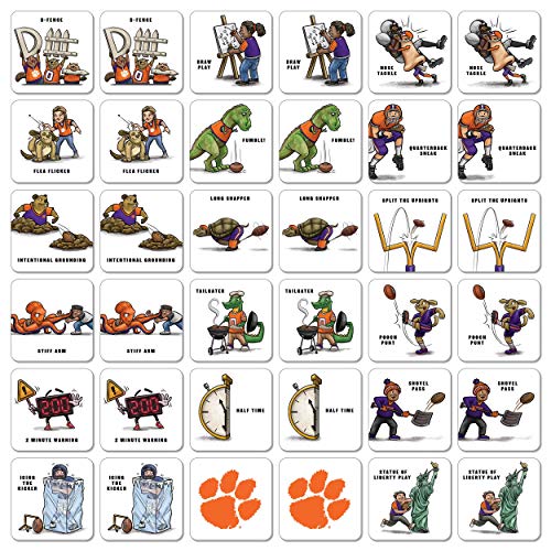 Image of YouTheFan NCAA Officially-Licensed Memory Match Game - Humorous, Team-Specific, Original Hand-Drawn Artwork, Fun for the Whole Family, for Fans Young and Old