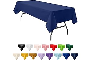 3-Pack Premium Navy Blue Tablecloths for Parties