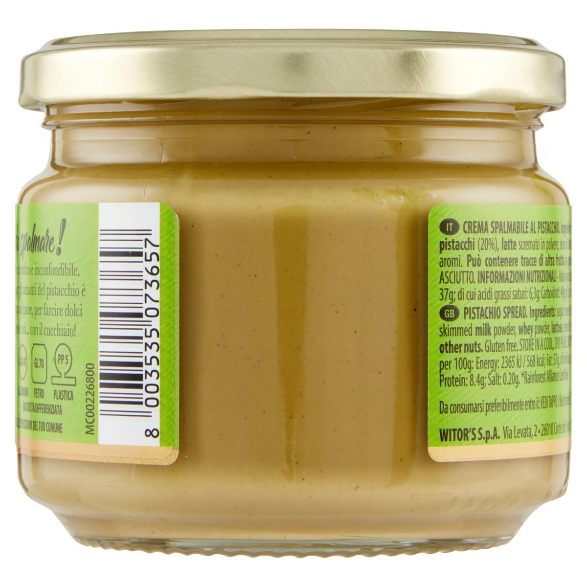 Italian Gourmet Crema spalmabile al pistacchio, Pistaziencreme, 6 x 220g