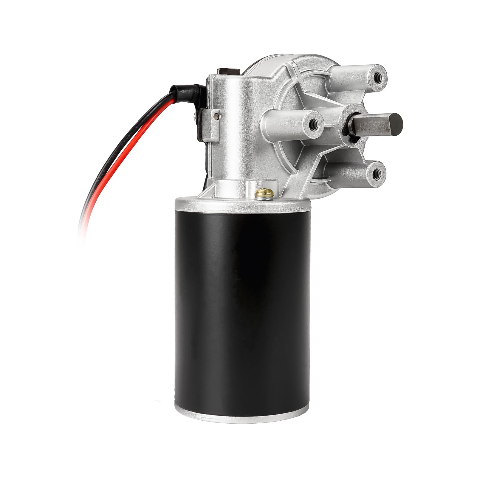 LUNYEE 3/8" D Shaft 12V DC Reversible Electric Gear Motor 50 RPM