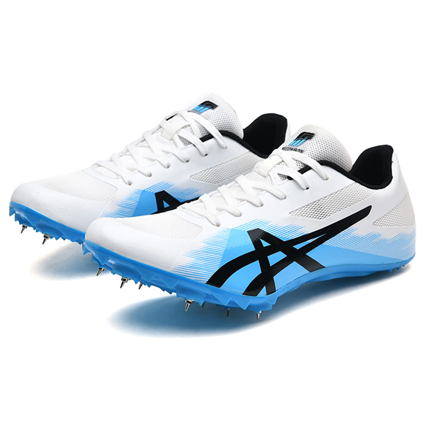 SDEQA Chaussures D'athlétisme pour Femmes avec des Pointes Baskets Sprint Jumping Racing Entraînement De Course Léger Respirant