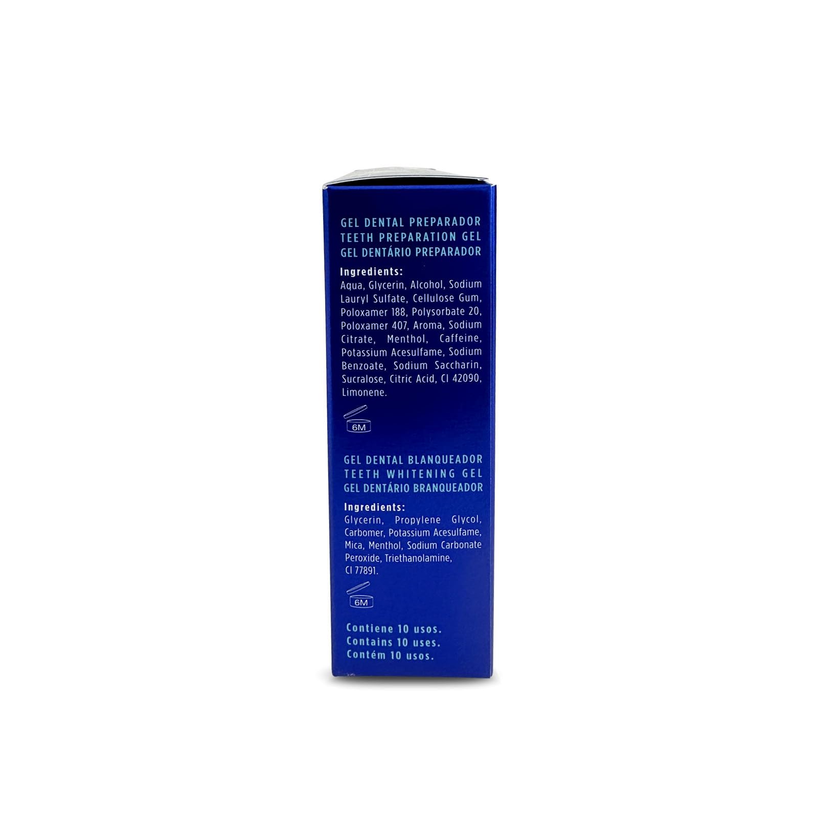 LACERBLANC - Kit Gel Dental Preparador y Gel Dental Blanqueador, Elimina las Manchas Dentales Extrínsecas, Máxima Eficacia, Previene la Aparición de Nuevas Manchas, Fácil Uso y Efecto Inmediato