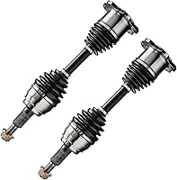 Detroit Axle AWD Front 2pc CV Axles for Chevy Tahoe, Suburban, GMC Yukon, Silverado Sierra 1500 - 10-Year Warranty