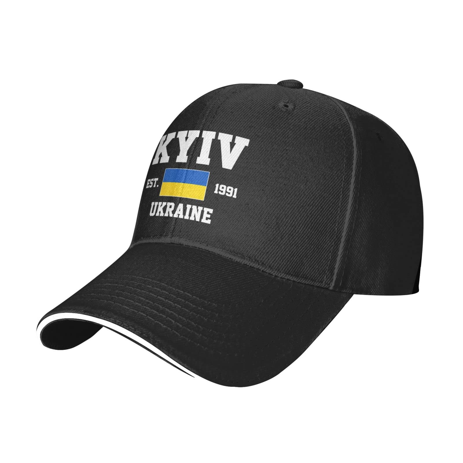 Cappello Baseball Con Bandiera Ucraina - Mesh, Regolabile, Unisex, Estate, Nero - 5