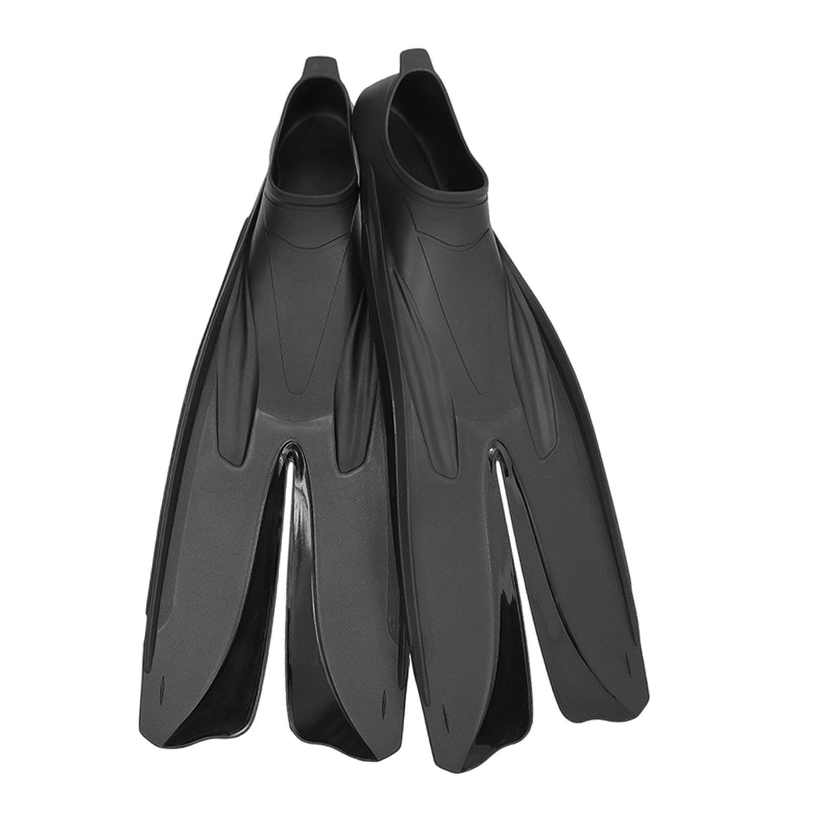 Aletas de Buceo Par Equipo de Natación Aletas Snorkel Flippers Diseño de Recuperación Rápida Comodidad Al Talón Adecuadas para Adultos Y Entre