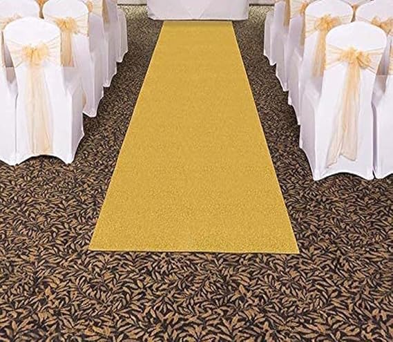 Image of Carpet Mat for Marriage Ceremony, Award Function, Hotel, Office, School & Colleges & Any Function Event and Carpets for Livin Room with Anti Slip Backing Rug Size 5 x 120 Feet
