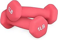 Vista 1 de Neoprene Coated Dumbbell Hand Weights Set – 1LB, 2LB, 3LB, 5LB Pairs for Strength Training and Home Workouts, Hex Shape for Stability and Non-Slip