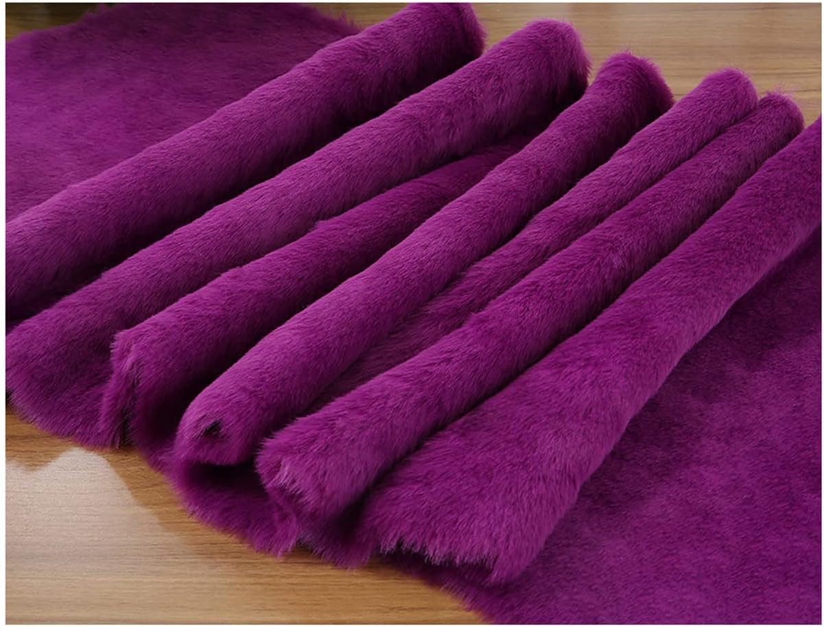 Tela de felpa de pelo corto anti pelusas de 180x50cm para juguetes de peluche