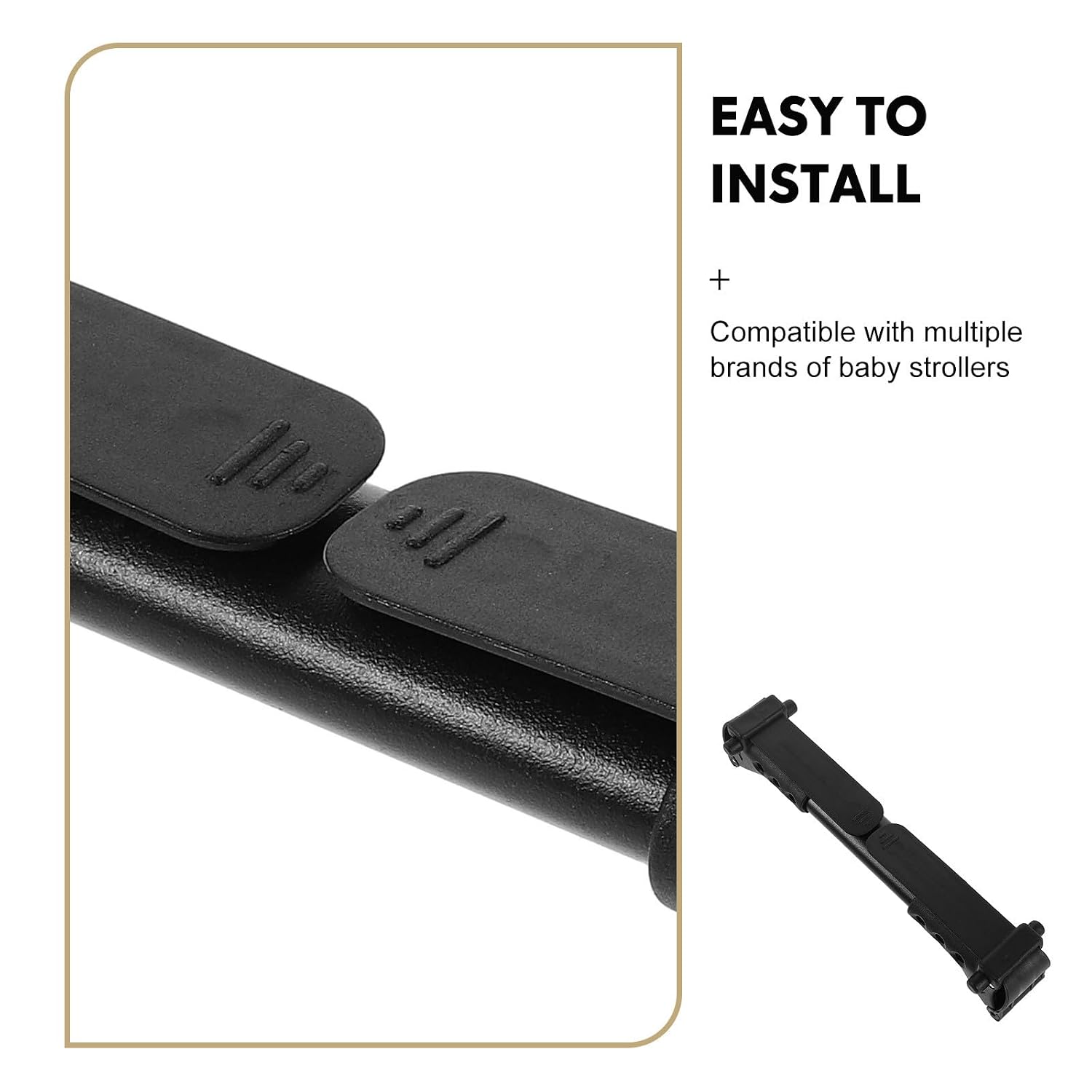 Universal Twin Stroller Connector for Prams Double Stroller Attachment Tool Compatible with 20-26cm Pushchairs Easy Linking Accessory