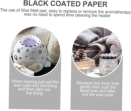 Miniatura 4 de IMIKEYA 50 unidades de placas de revestimiento de fragancias eléctricas para derretir cera accesorios para aromaterapia