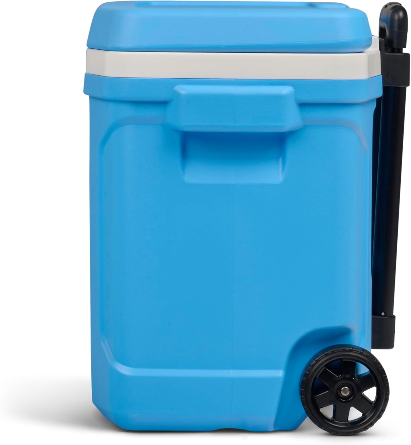 Igloo Profile II 28 Qt Roller Cooler | Insulated Wheeled Ice Chest | Carolina Blue