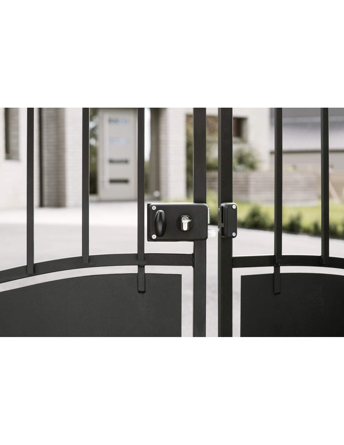 THIRARD Serrure Horizontale en Applique, Double Entrée, Droite, 140 x 88 mm