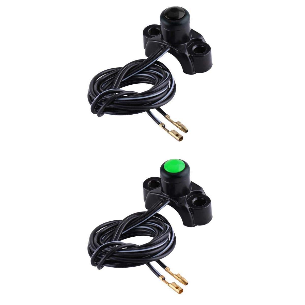 The Style Sutra Motorcycle 22mm Handlebar Engine Kill Stop Start Button Switch Green+Black|Motors | Parts & Accessories | Motorcycle Parts |2 Pieces Motorcycle Engine Kill Switch.-image-17
