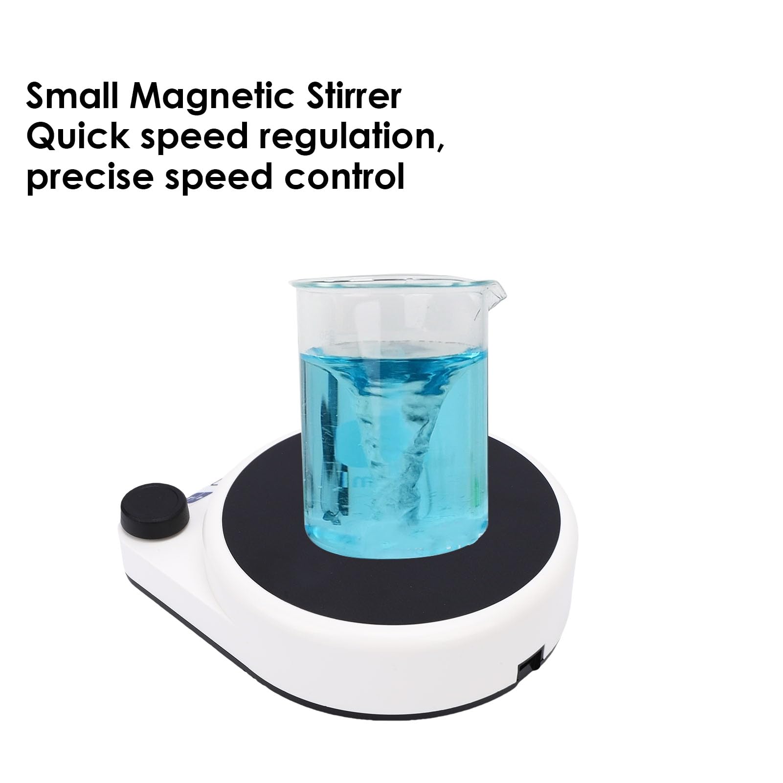 Gugxiom Agitatore Magnetico Agitatore Elettrico capacità 3 Litri 2000 Giri/min Miscelatore da Laboratorio a velocità Regolabile con Indicatore Luminoso per Ricerca Scientifica e (Spina UE 100-240 V)