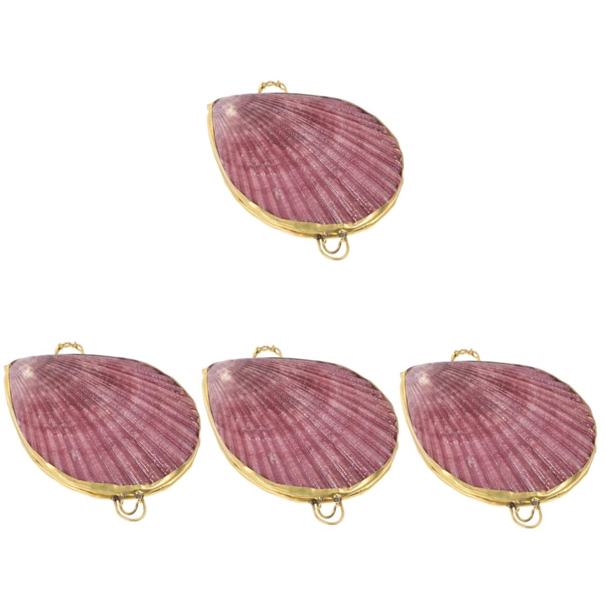 Boite de rangement coquille métallique pour trier et protéger les mini bijoux