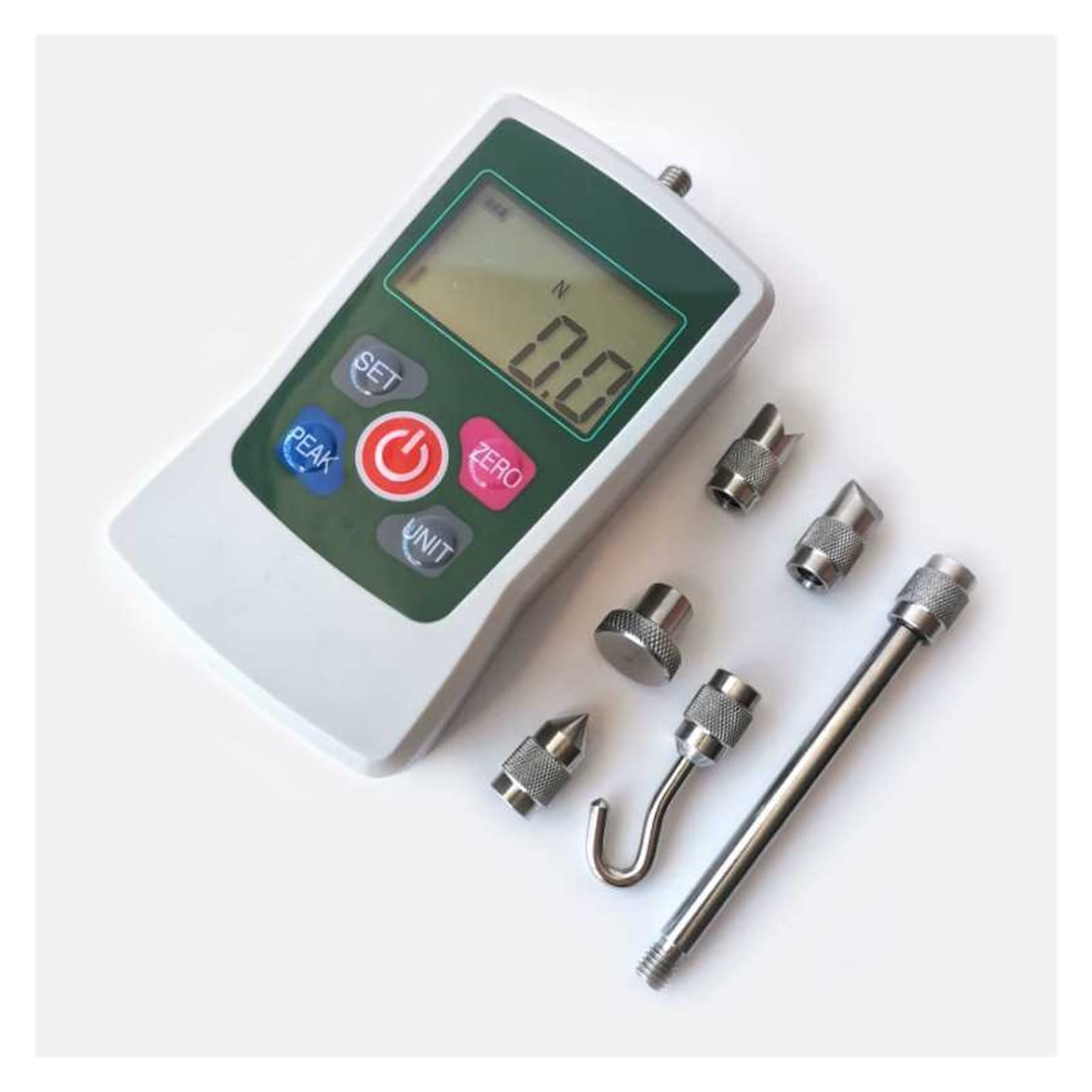 Pantalla digital pequeña Medidor de empuje y tracción ZMF-2-500N Medidor de empuje y tracción Kilogramo Probador de tracción Escala digital Máquina de tracción