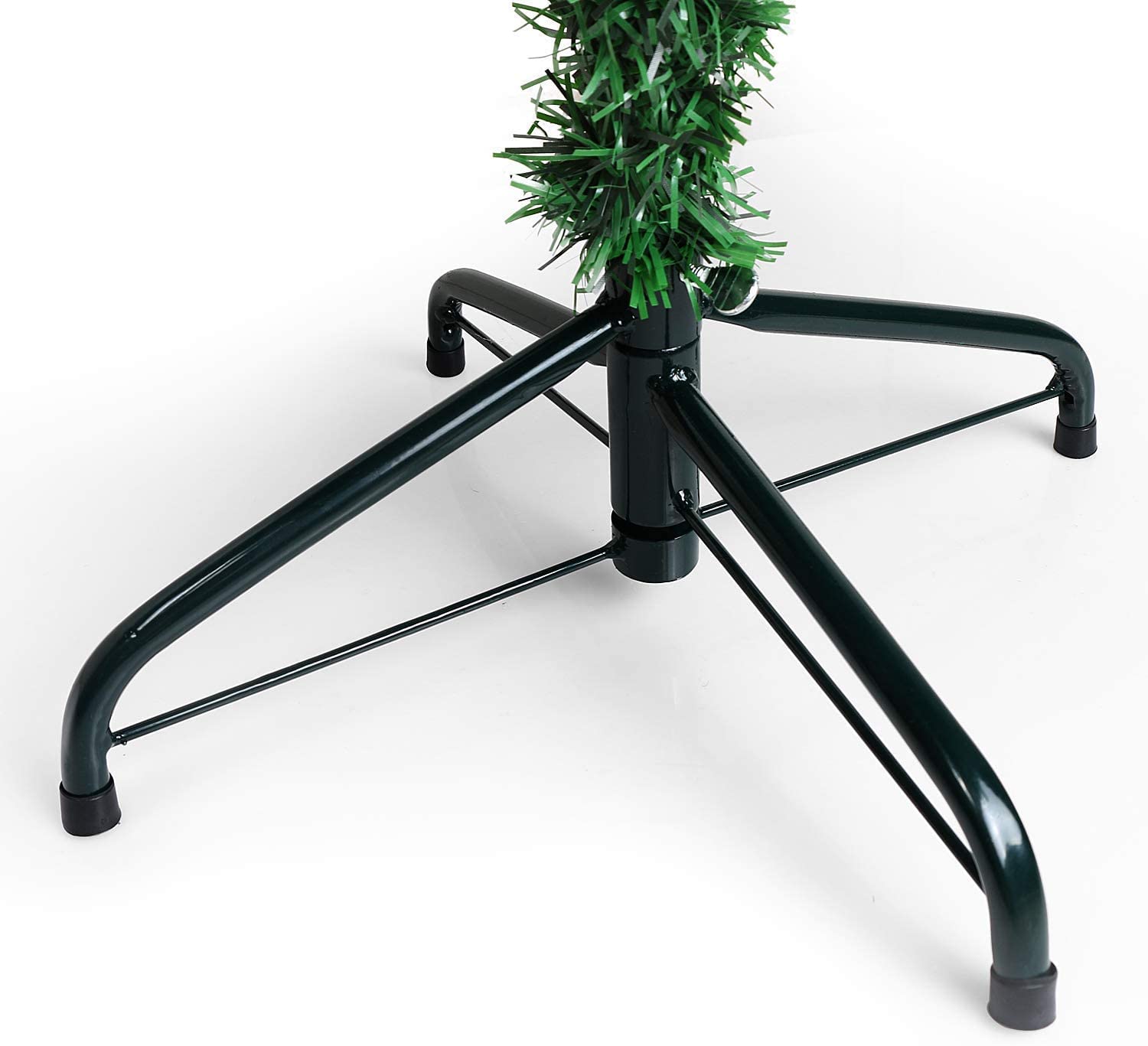Árbol de Navidad Nevado con Acebo y Piñas 120CM - 150CM - 180CM - 210CM Árbol de Navidad predecoradas para el hogar, Dormitorio, Comedor (180CM)