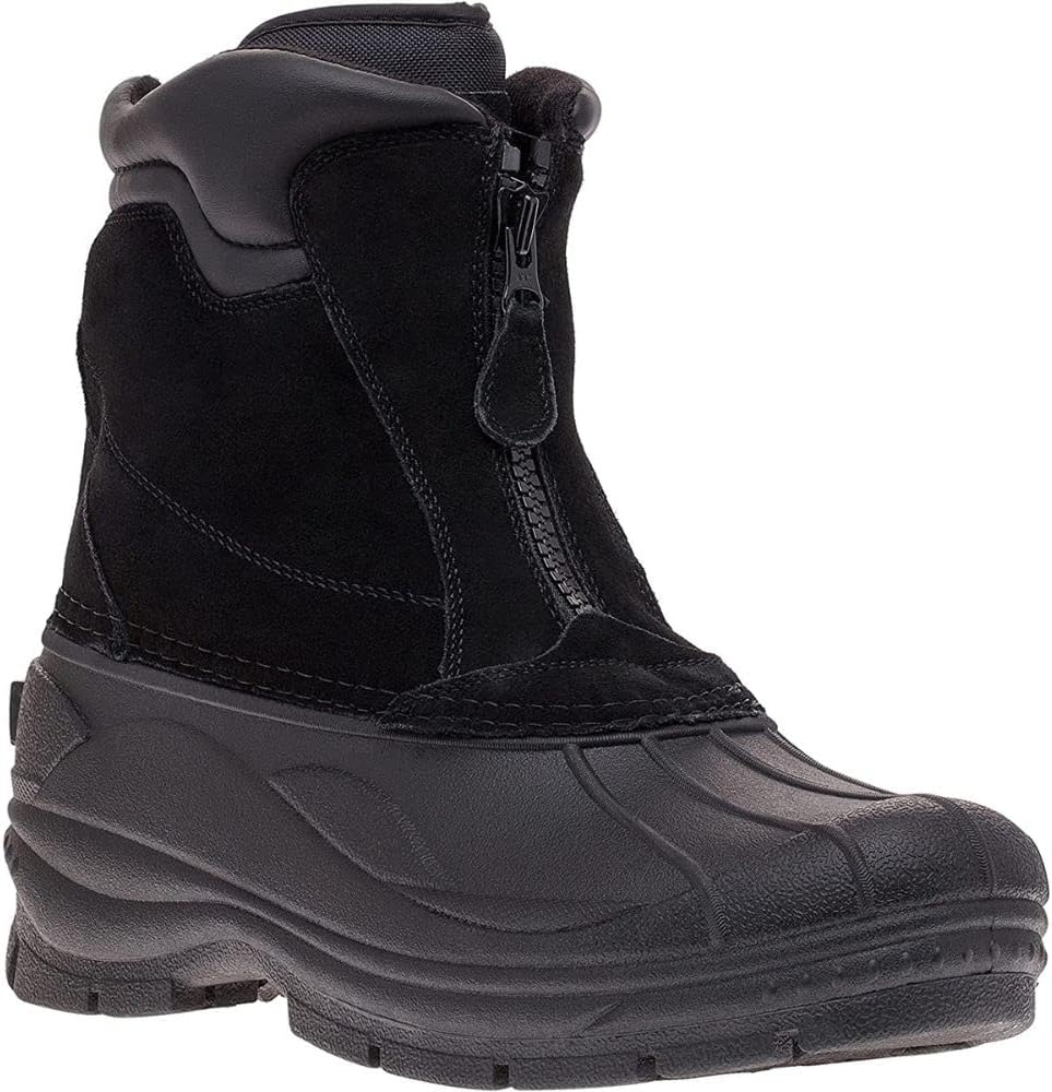 Khombu Men's Paul Insulated Winter Snow Boots with Zipper