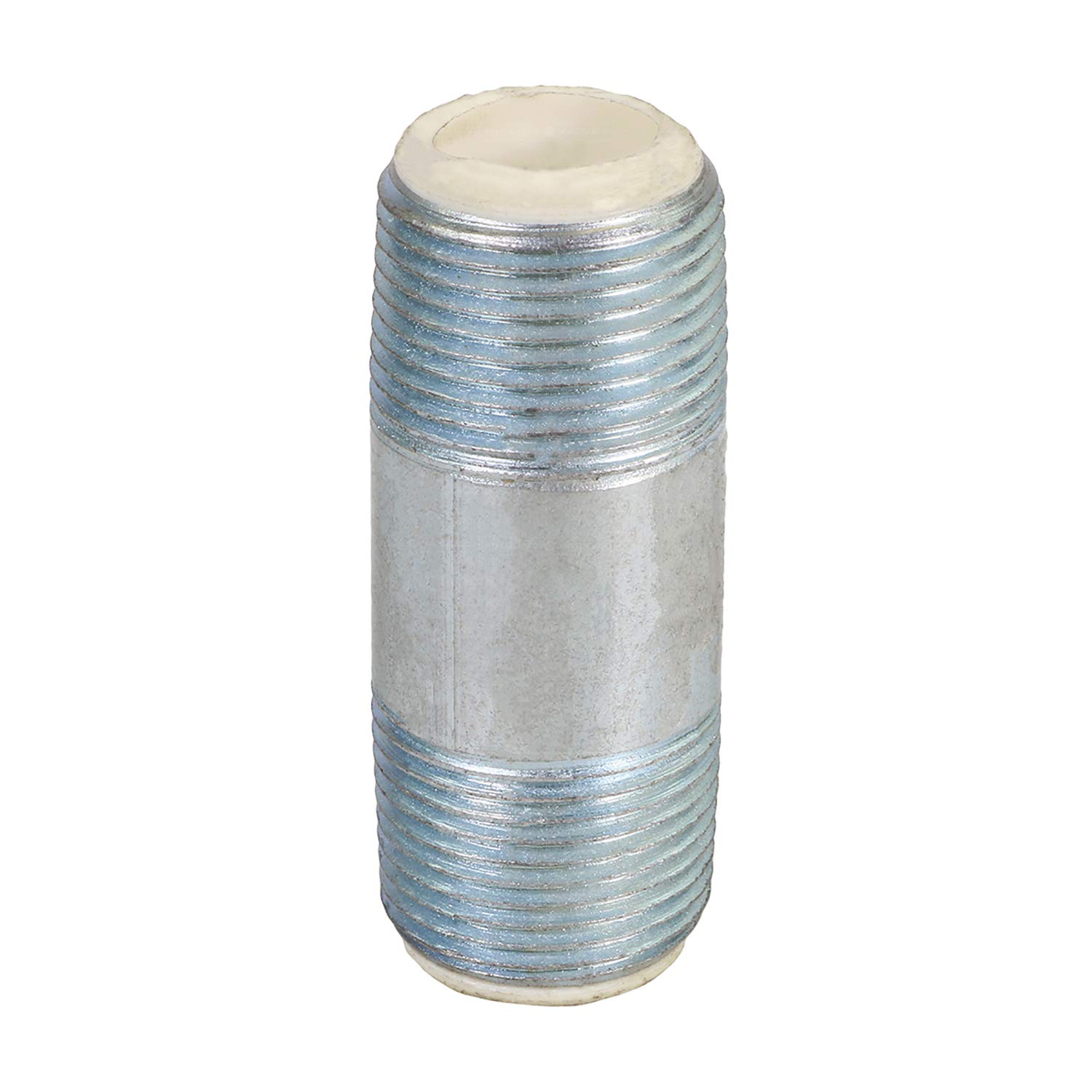 Midline Valve EOUU1040 - Racor dieléctrico para pezón con forro PEX, conexiones MIP de 1 pulgada, acero galvanizado de 4 pulgadas de largo, reduce la electrólisis