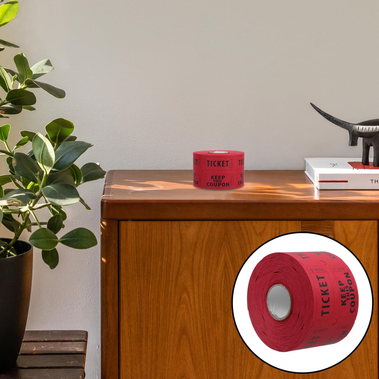 Uonlytech Billets De Tombola 500 Pièces Double Rouleau Numérotés Consécutivement Avec Espace Informations Pour Tirage Sort Fêtes Collectes De Fonds Événements