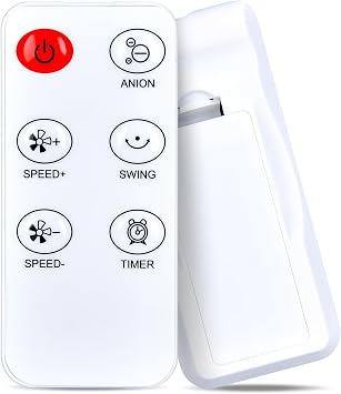 RETROSUN Replacement Remote Control for Cobuy Bladeless Tower Fan, Compatible with Air Circulator Cooling Fan BW-301Y-DC BW-302Y-DC BW-308Y-DC