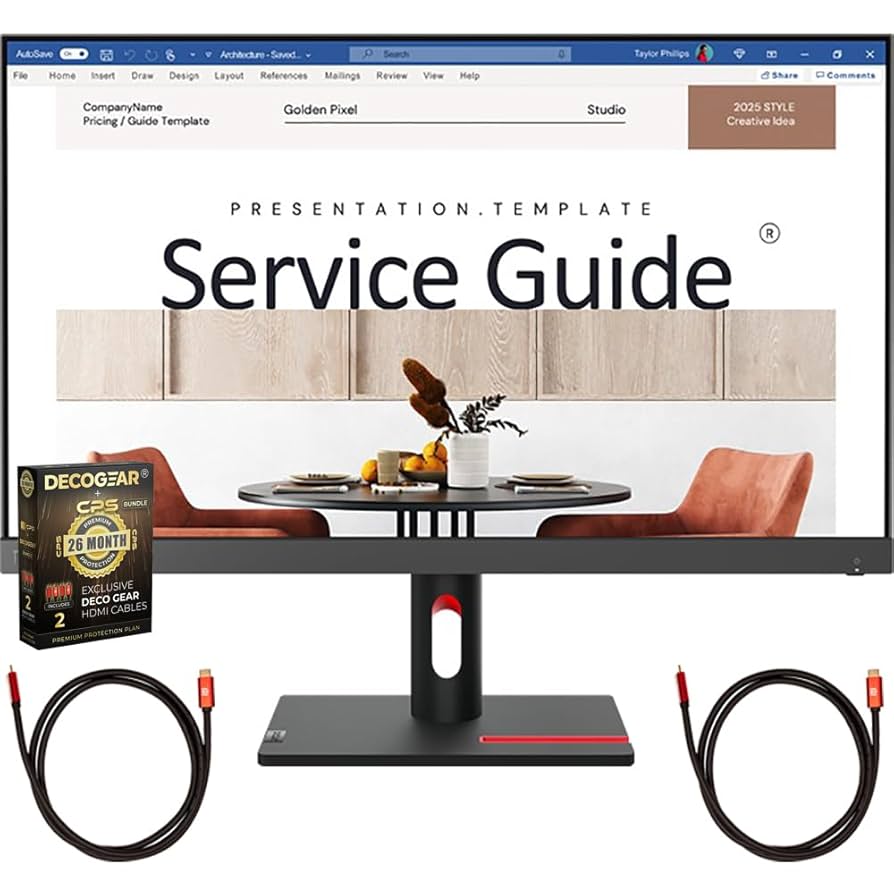 Amazon.com: Lenovo 63DEKAT3US 23.8 inch ThinkVision S24i-30