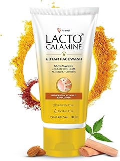 La.cto Calamine Ubtan Face Wash para piel bri...