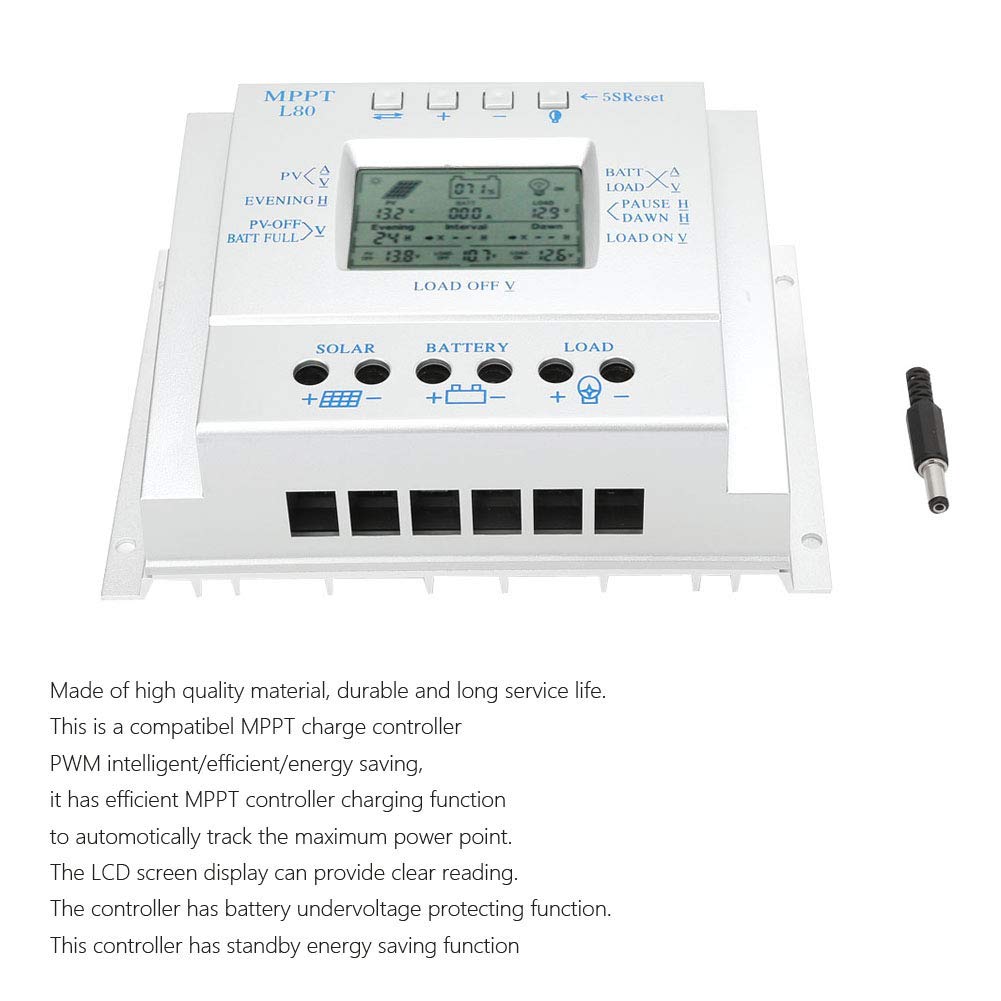Generic Controller di Ricarica MPPT, Controller del Pannello Solare PWM Phovoltaic Intelligente, Sostituzione della Batteria 80A del Vecchio Controllo del Pannello Solare